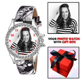 Printed Designer Custom Watch For Girls (Color & Print As Per Availability)