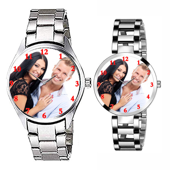 Custom Wrist Watch Set For A Couple
