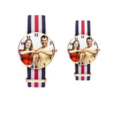 Nato Strap Couple Personalized Wrist Watch