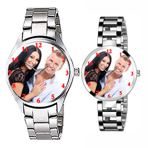 Custom Wrist Watch Set For A Couple