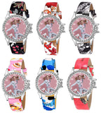Printed Designer Custom Watch For Girls (Color & Print As Per Availability)
