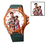 Green Wooden Customized Watch