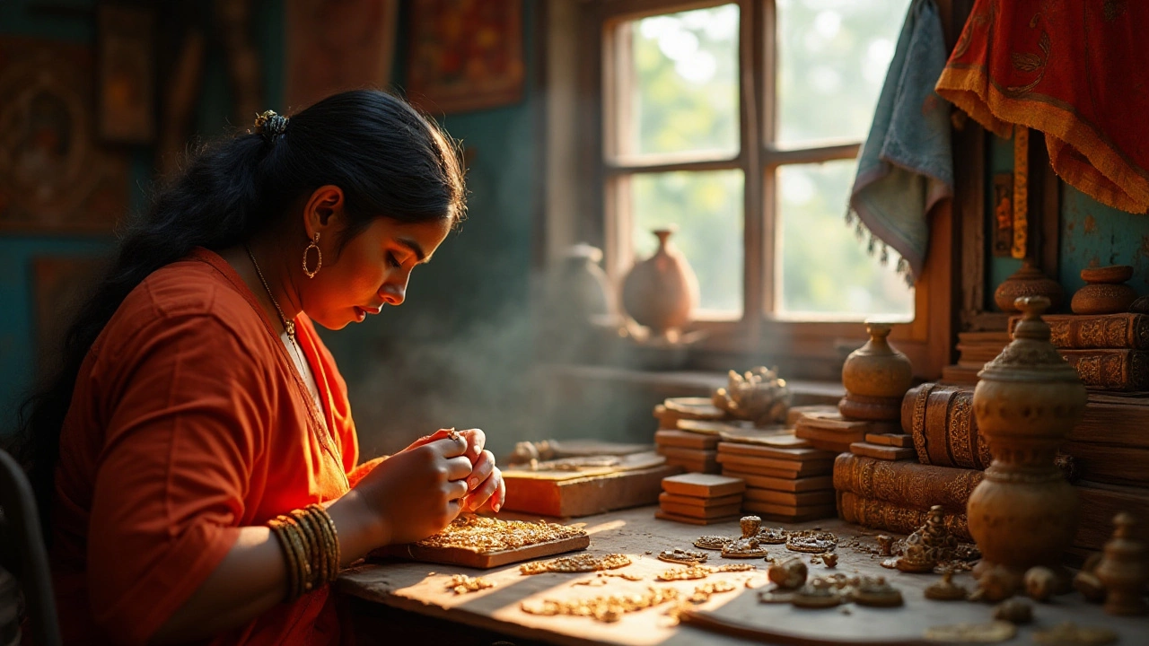 Exploring the Allure and Significance of Vedic Temple Jewellery