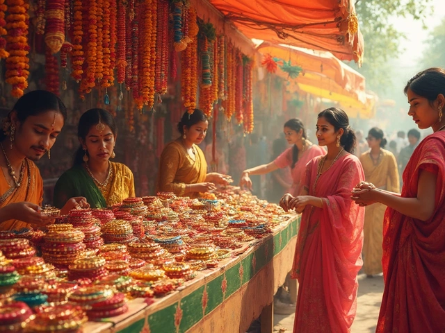 Best Colours for Traditional Indian Bangles