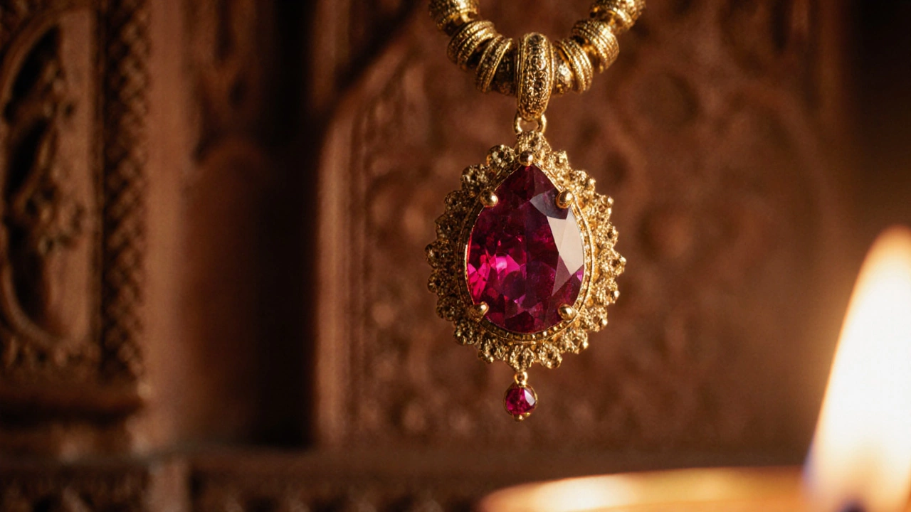Ruby: The Most Popular Gem in Indian Temple Jewellery